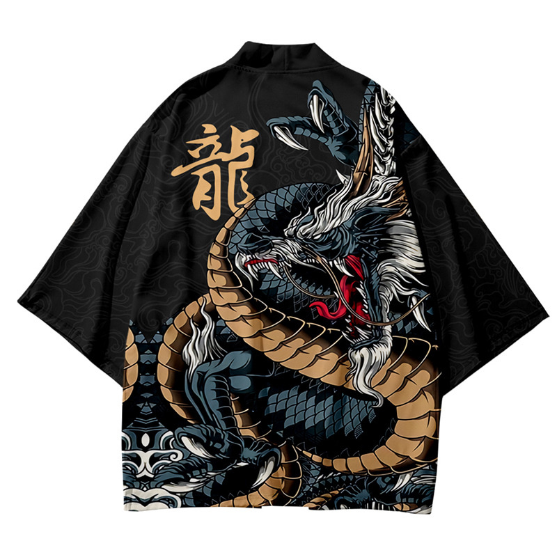 Haori Japanese Jacket - Kimono anak laki-laki dan perempuan, kostum