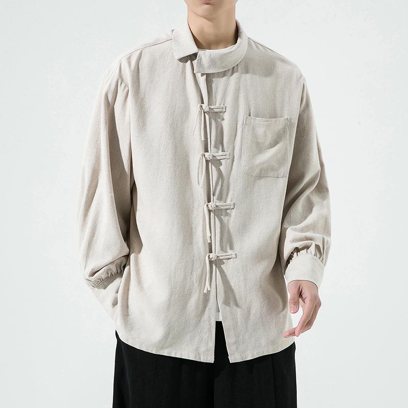Ethnic Wear Fashion Brand - Kemeja Panjang Pria Bahan Linen Ukuran