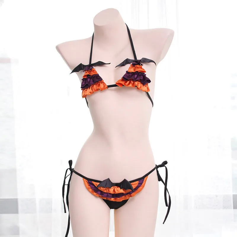 Ethnic Outfit - Pakaian dalam seksi kelelawar setan Gotik