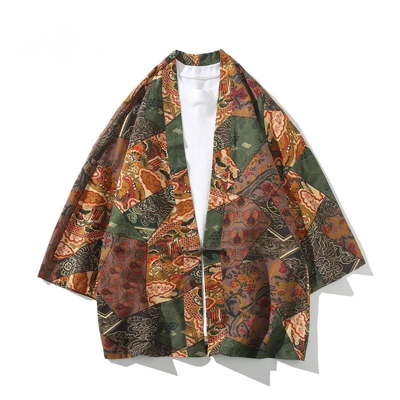 Ethnic Fashion In - Blus Kardigan Linen Katun Fashion Pria