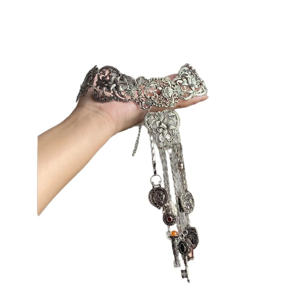 Kalung Bohemian Retro Panjang  - Y2K Ethnic Fashion ulasan dan harga