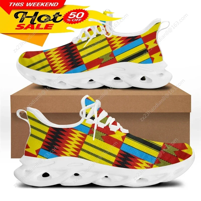 Sepatu Sneaker Pola Etnis Afri - Ethnic Fashion In ulasan dan harga