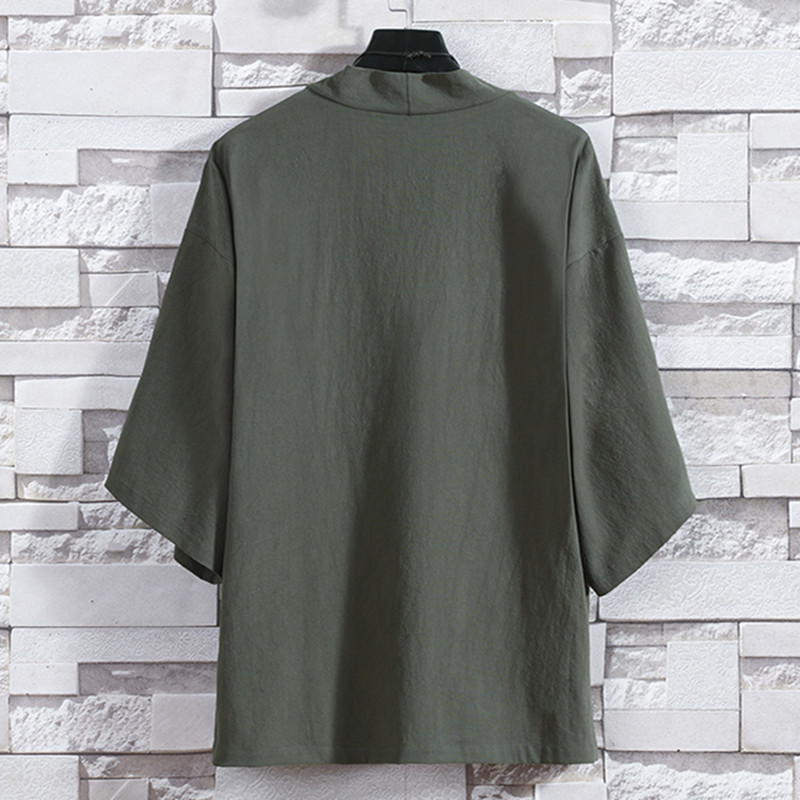 Kimono kardigan pria, jaket ka - Haori Japanese Jacket ulasan dan harga