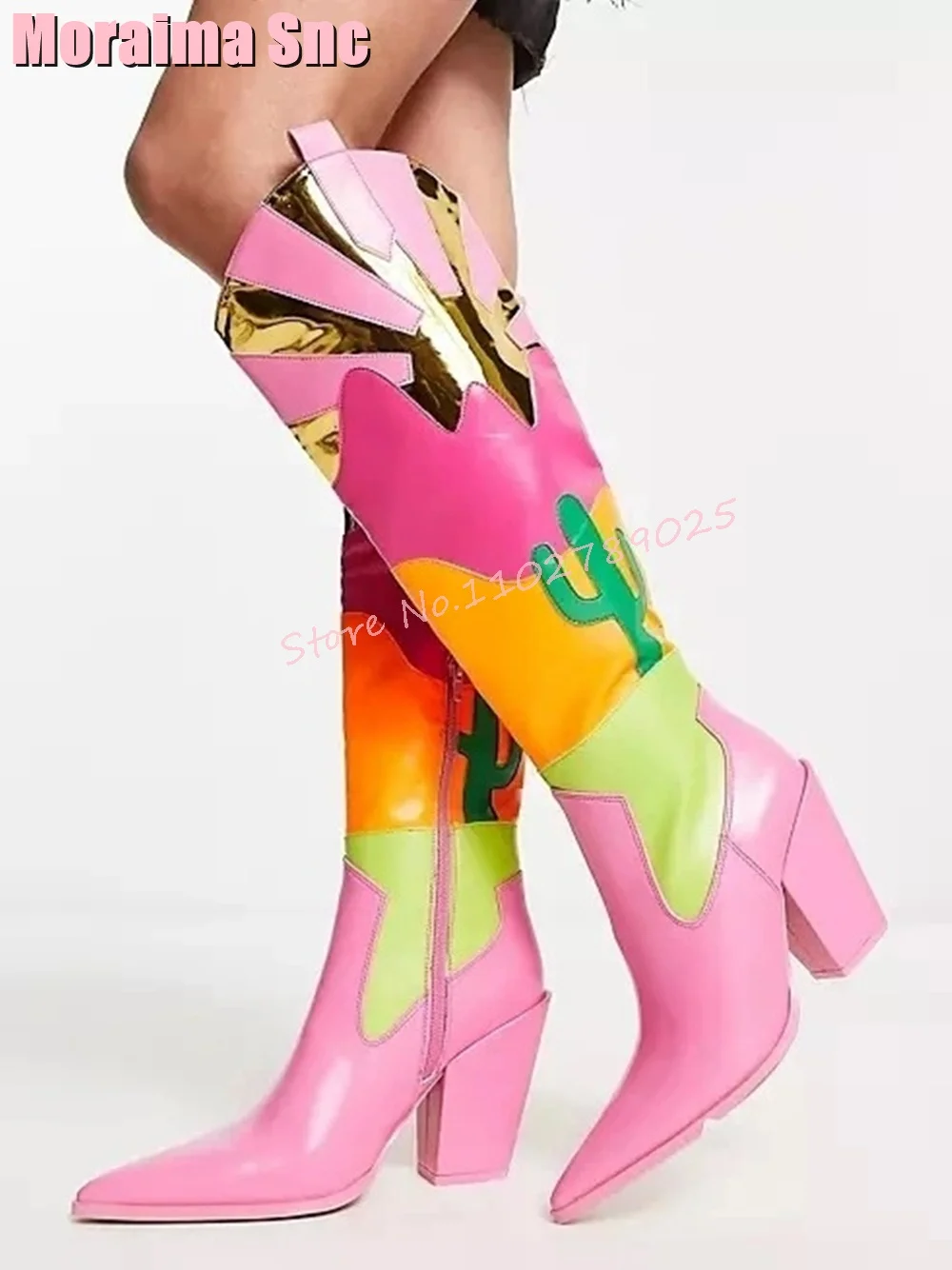Sepatu Bot Wanita Model Koboi  - Ethnic Fashion In ulasan dan harga