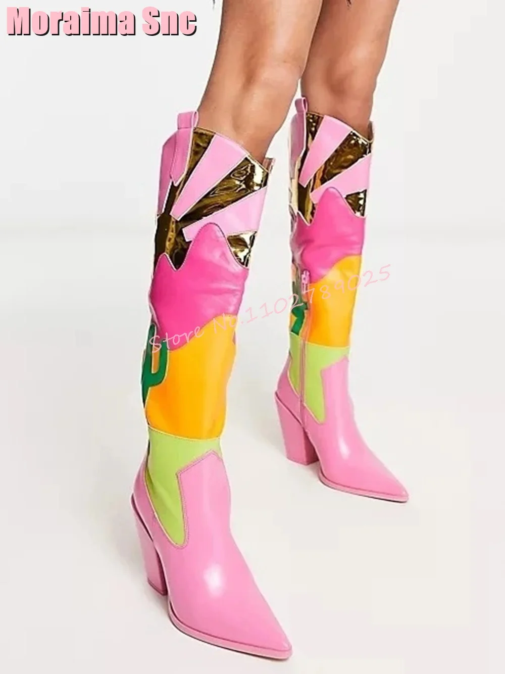 Sepatu Bot Wanita Model Koboi  - Ethnic Fashion In ulasan dan harga