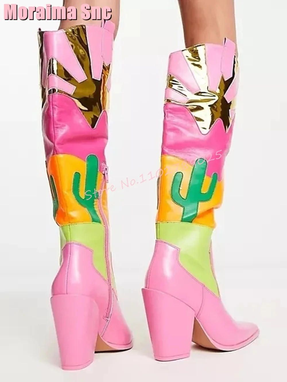 Sepatu Bot Wanita Model Koboi  - Ethnic Fashion In ulasan dan harga