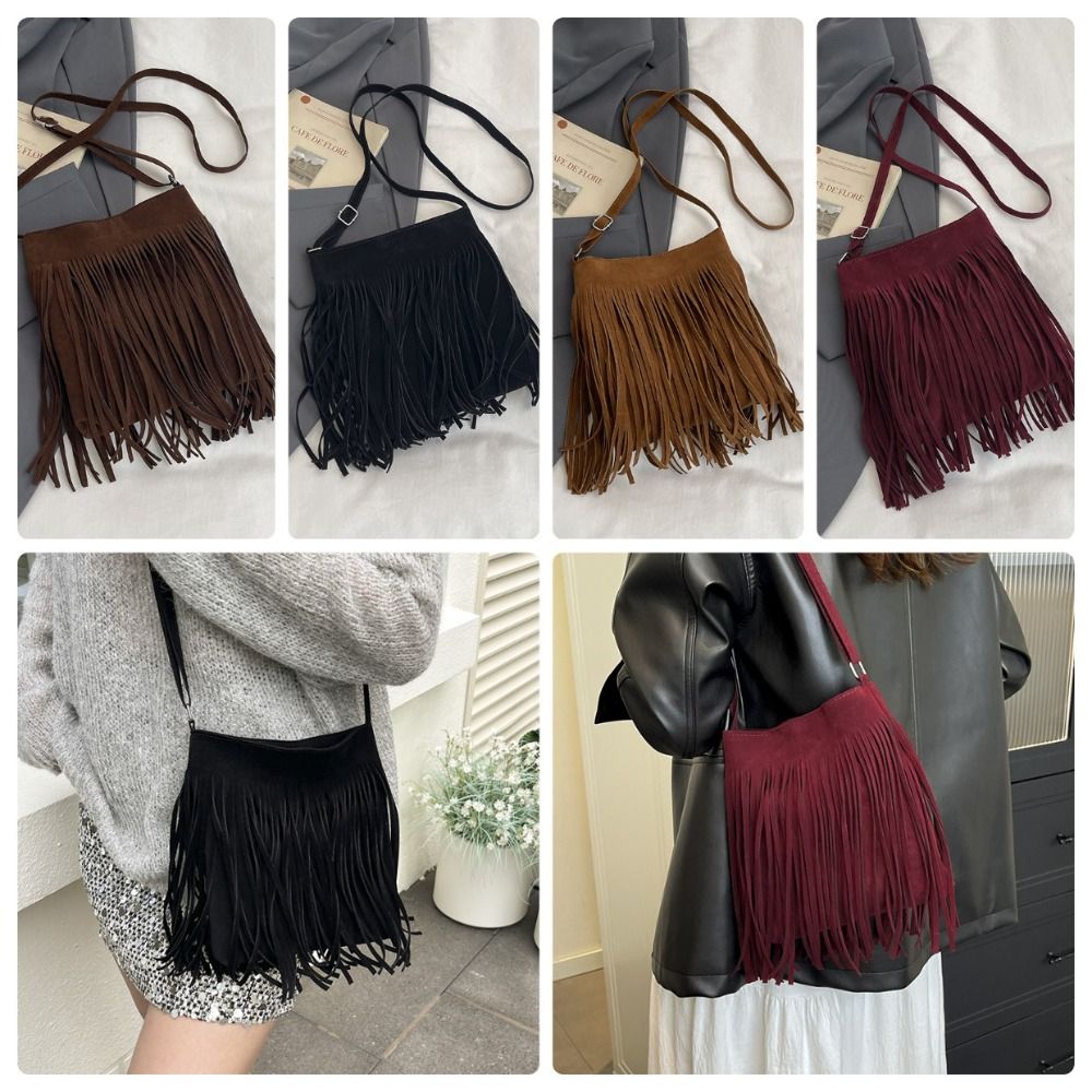 Tas Selempang Suede Vintage de - Ethnic Fashion Collection ulasan dan harga