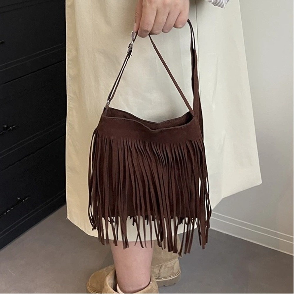Tas Selempang Suede Vintage de - Ethnic Fashion Collection ulasan dan harga