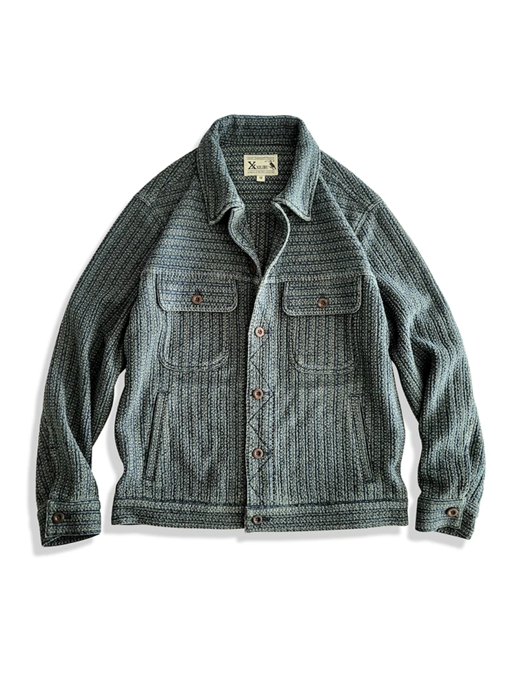 Pakaian Amekaji Pria Jaket Kas - Haori Japanese Jacket ulasan dan harga