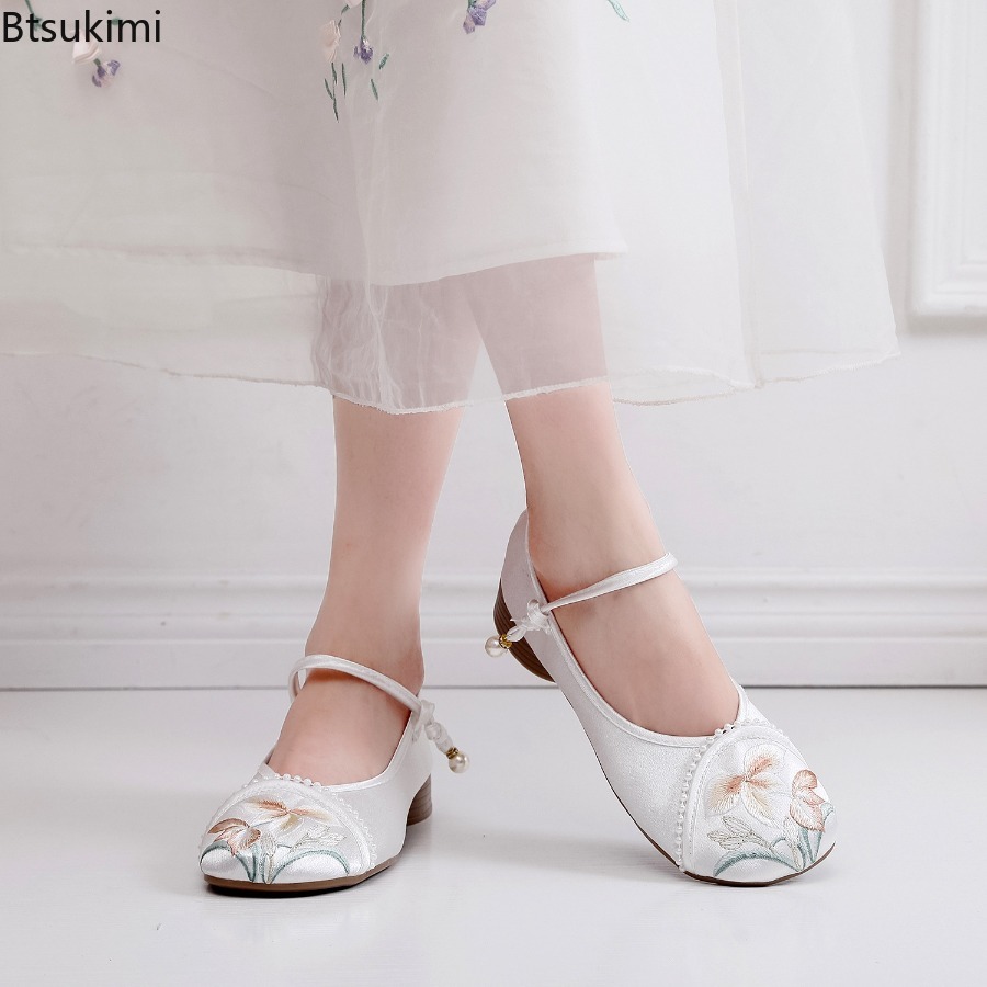 Sepatu Wanita Hak Rendah Gaya  - Ethnic Fashion For Ladies ulasan dan harga