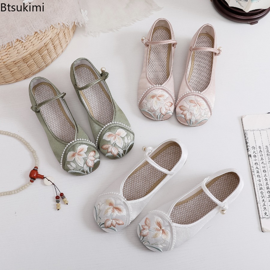 Sepatu Wanita Hak Rendah Gaya  - Ethnic Fashion For Ladies ulasan dan harga
