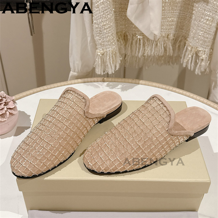 Sandal Datar Berujung Bulat de - Ethnic Fashion In ulasan dan harga