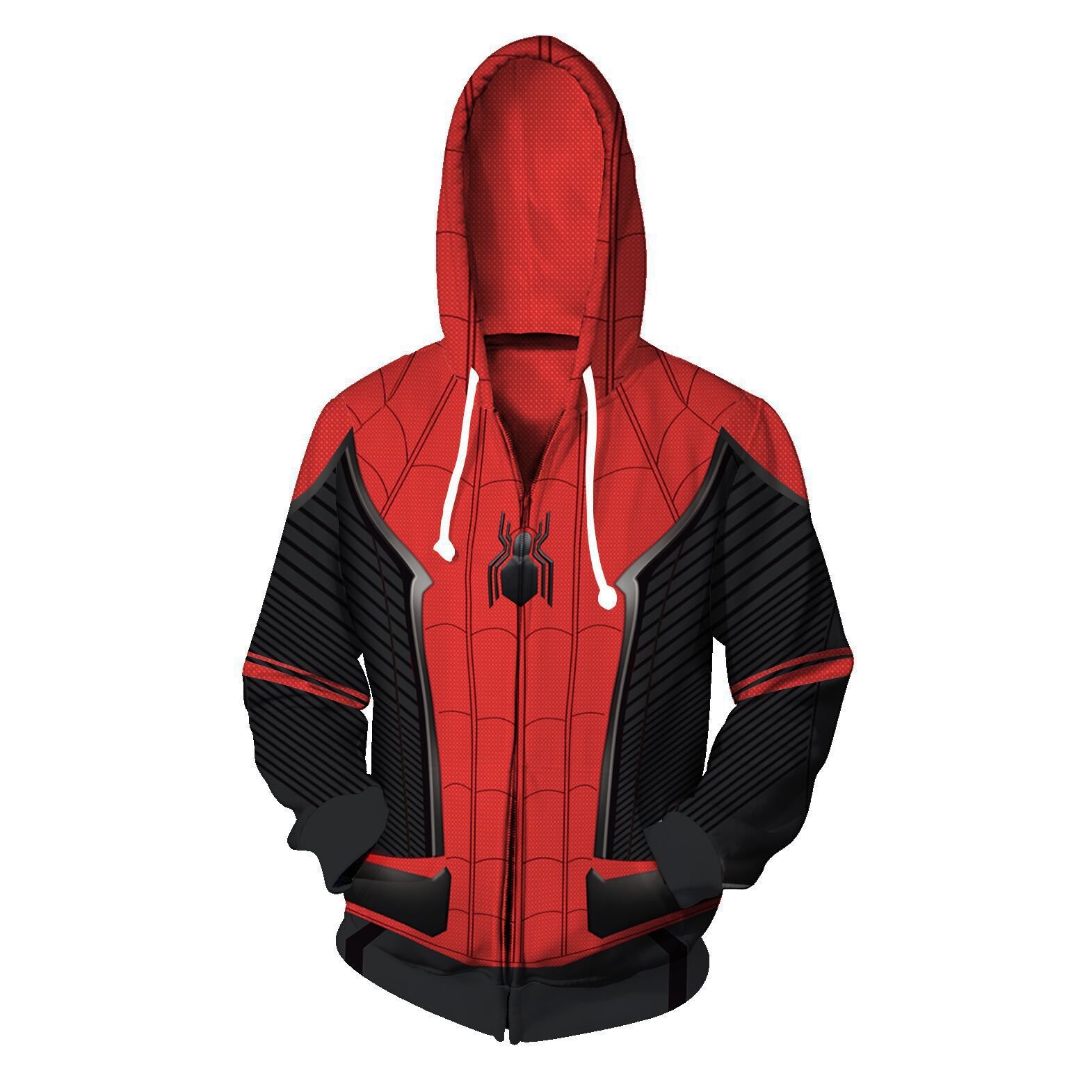 Jaket Hoodie Ritsleting Cetak  - Haori Japanese Jacket ulasan dan harga