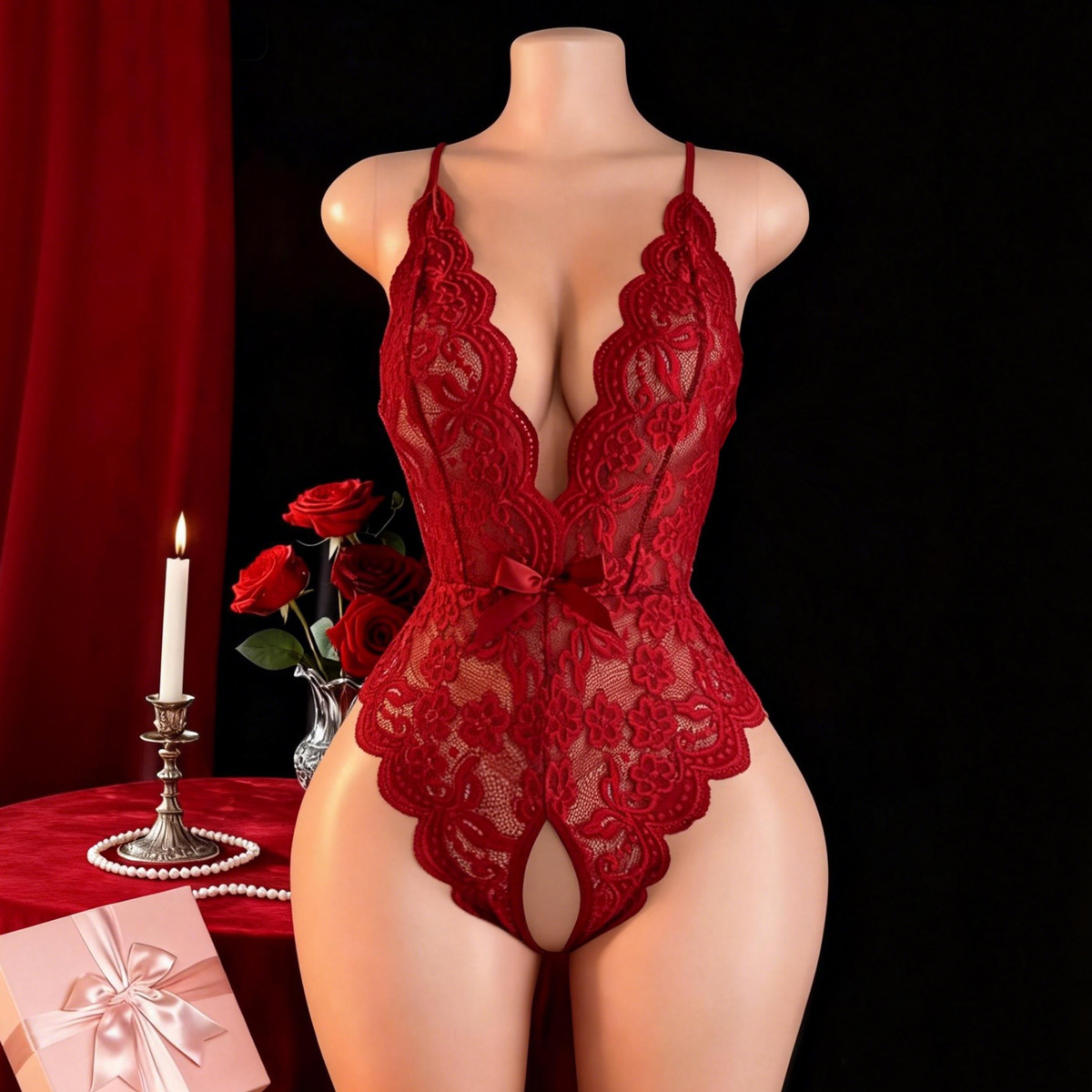 Lingerie Seksi Tanpa Celana Da - Ethnic Outfit ulasan dan harga