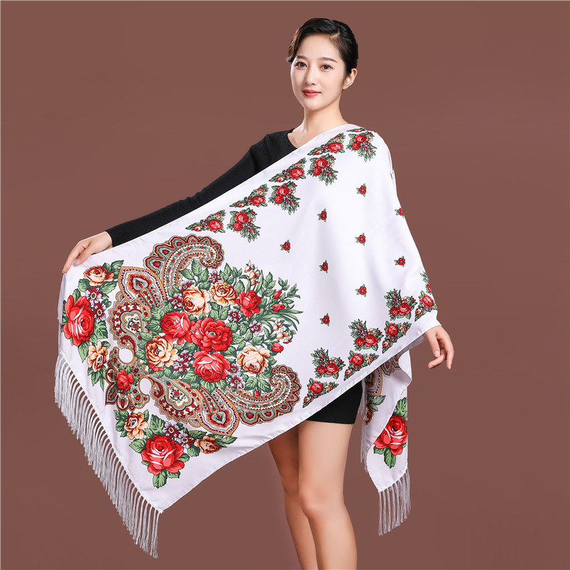 Syal Wanita Cetak Bunga Mewah  - Ethnic Fashion For Ladies ulasan dan harga