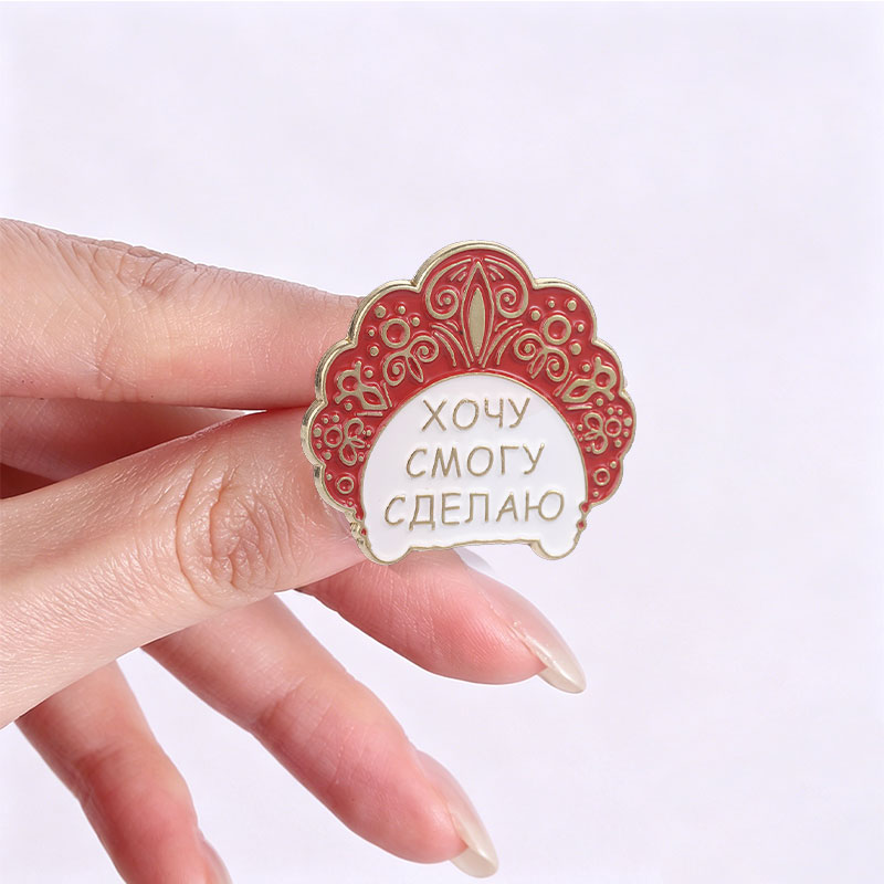 Pin Enamel Kokoshnik Rusia Bro - Ethnic Fashion Quotes ulasan dan harga