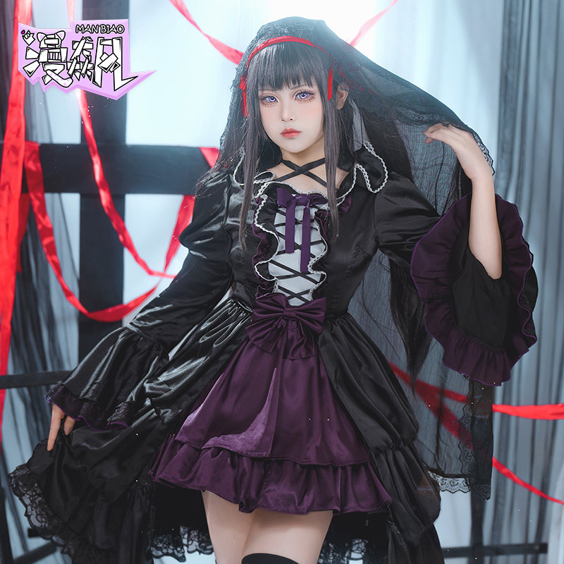 Kostum Cosplay Akemi Homura Pa - Ethnic Outfit ulasan dan harga