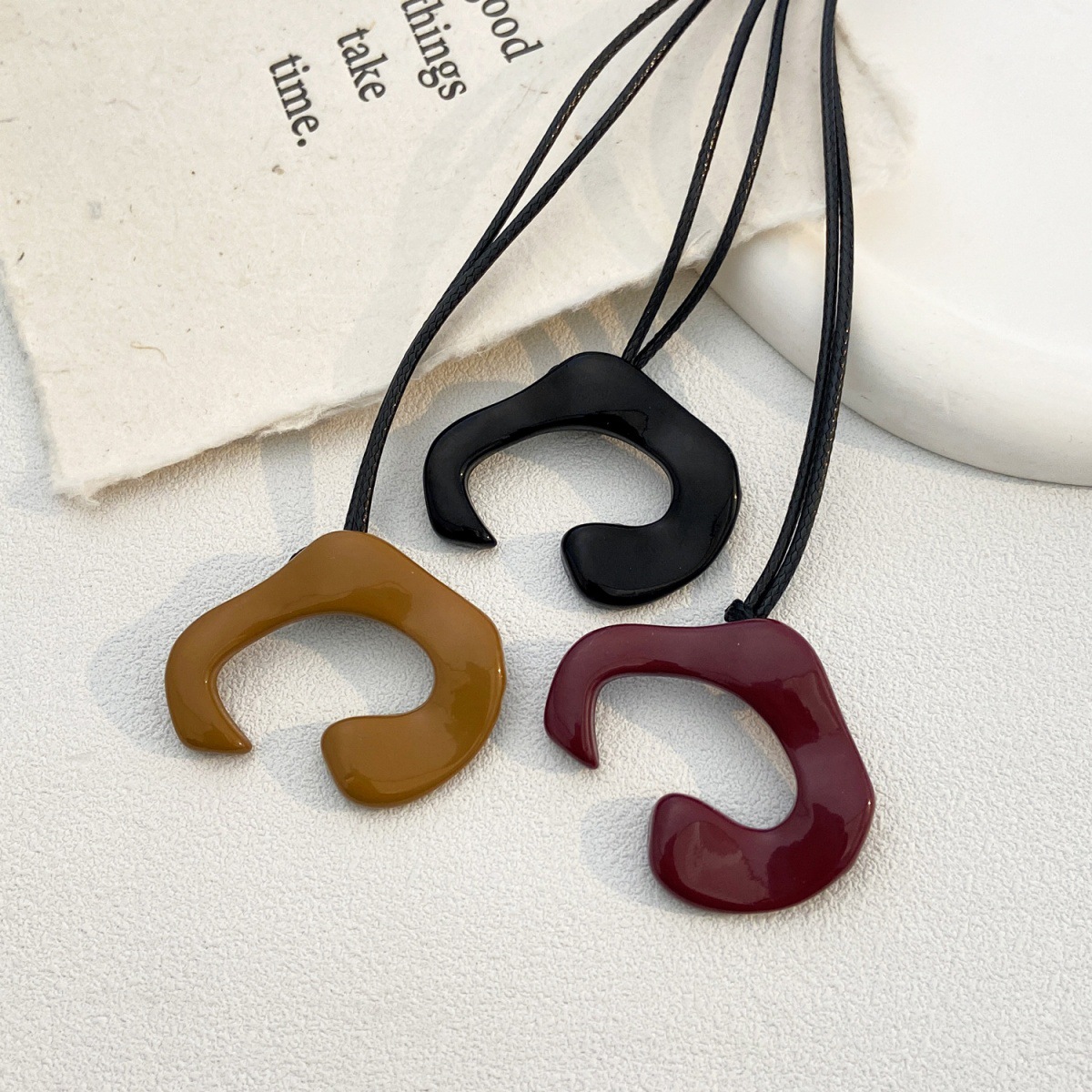 Kalung Vintage Gaya Etnik Geom - Y2K Ethnic Fashion ulasan dan harga