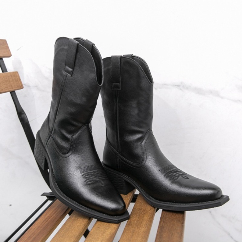 Sepatu Bot Pria Bordir Klasik  - Ethnic Fashion In ulasan dan harga