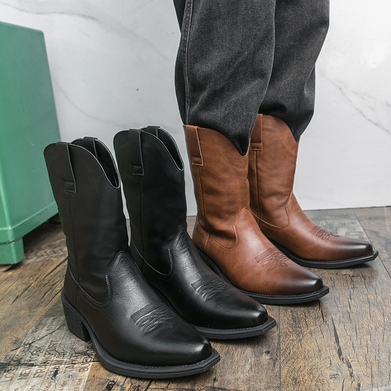 Sepatu Bot Pria Bordir Klasik  - Ethnic Fashion In ulasan dan harga